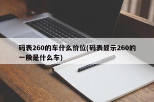 码表260的车什么价位(码表显示260的一般是什么车)